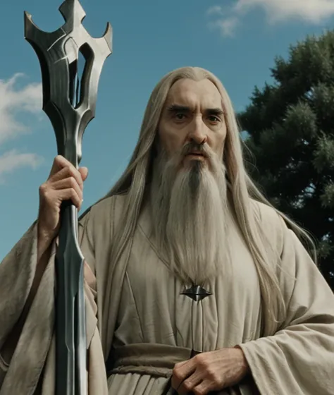 Saruman - Christopher Lee - ( The Lord of the Rings)