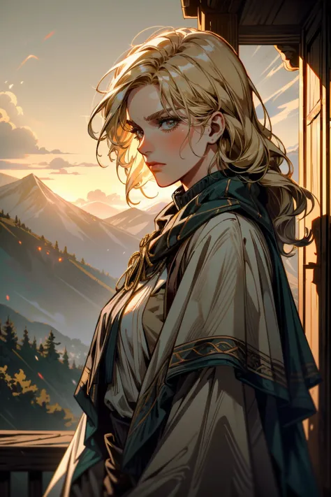 ((ultra detailed, masterpiece, best quality))
<lora:RDR2Sadie:0.8>
RDR2Sadie, 1girl, solo, blonde hair, By the entrance of a mountain pass, poncho billowing in the wind, cinematic lighting creating a mysterious aura, watching for signs of approaching dange...