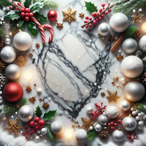 <lora:Christmas_Postcard_Style_XL-000005:0.75>ChristmasDecorativeStyleMarble