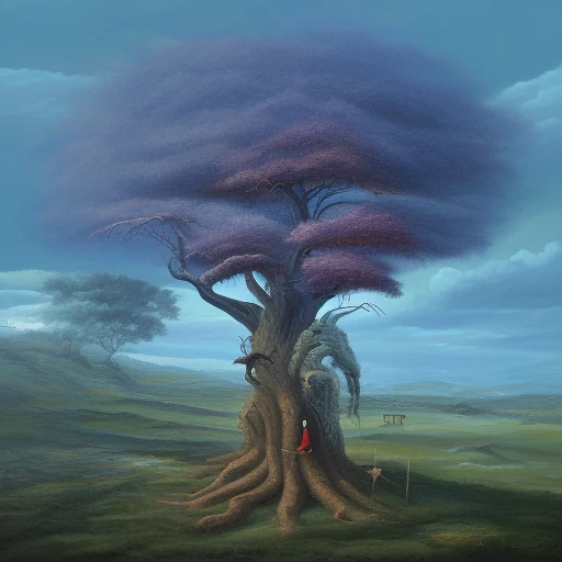 Paiting  surreal tree 0.2