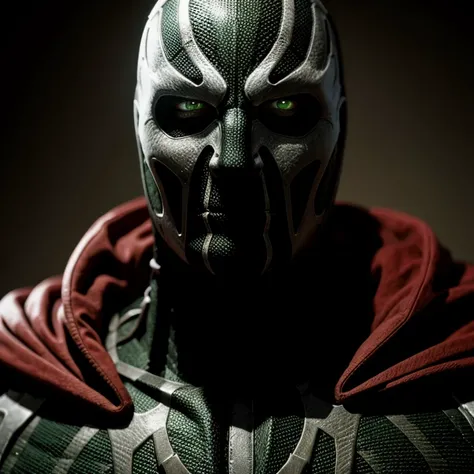 Hyperrealistic art of  <lora:Spawn SD1.5:1.2>
Spawn a close up of a man in a living symbiotic costume with green eyes, Extremely high-resolution details, photographic, realism pushed to extreme, fine texture, incredibly lifelike