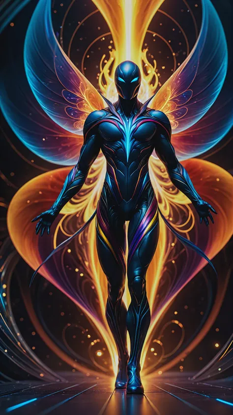 huge, macro, Transgenesis, full body, Concept art, bold lines, highly detailed, (realistic:1.4), (fractal:0.1), colorful, sharp focus, masterpiece, high quality, shallow depth of field detailed background,, <lora:add-detail-xl:1>