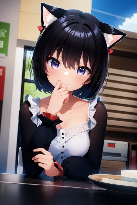 (best_quality),(anime_screencap),(1girl,solo),koharu,Upper_body,outdoors,<lora:koharu_v1.2:1>,
