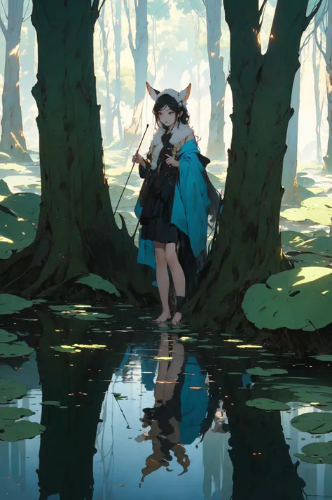 swamp(wide shot, wide-angle lens,Panoramic:1.2),super vista, super wide AngleLow Angle shooting, super wide lens, Scenery, (huge trees:1.4)
(dramatic, gritty, intense:1.4),masterpiece, best quality, 8k, insane details, intricate details, hyperdetailed, ...