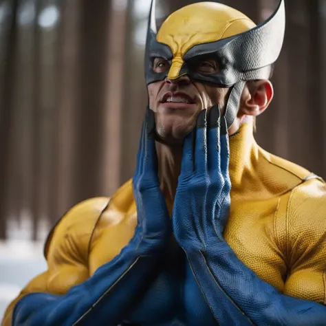 Wolverine with suit - SDXL