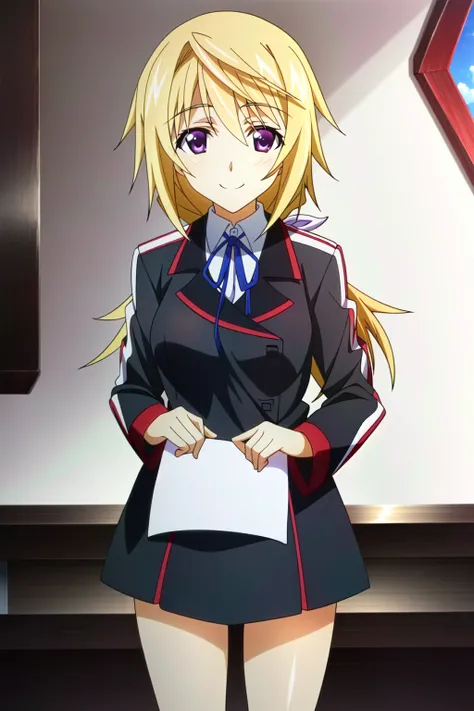 (extremely detailed CG unity 4k wallpaper),(masterpiece),(best quality),(ultra-detailed),(best illustration),(best shadow),(absurdres),(detailed background), <lora:OGT_Charlotte_Dunois-v1:0.9> Charlotte Dunois, 1girl, blonde hair, long hair, smile, ribbon,...