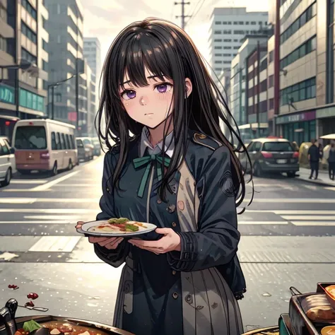 <lora:more_details:0.3>,<lora:LCM_LoRA_Weights_SD15:1>,masterpiece,best quality,highly detailed,1girl,solo,half-closed eyes,blush,raised eyebrows,empty eyes,sweat,sweatdrop,sick,exhausted,heavy breathing,
<lora:takina_inoue_v1:0.75>,takina inoue,purple eye...