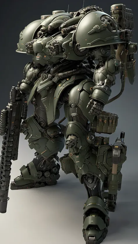 professional 3d model of (zeon:0.4), (MRS:1.2), (ARMOREDCORE:0.8),mecha, mecha armor, full armor,glowing eyes, building, (full body:1.2),clenched hand, mechanical parts, robot joints,(huge shield:1.2),best quality, masterpiece, highly detailed, ultra-detai...