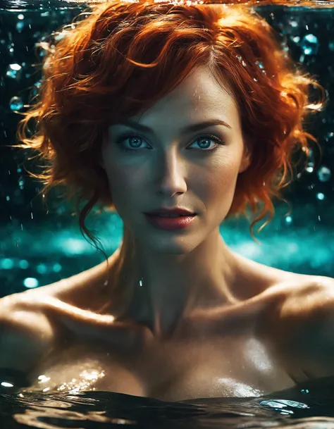 cinematic photo Portrait of a beautiful (((ohwx woman))) , drenched body, emerging from the water, dark fantasy, regal, fractal crystal, fractal gemstones, by stanley artgerm lau, thomas kindkade, loish, norman rockwell   <lora:hendricks_dreambooth_lora_v2...