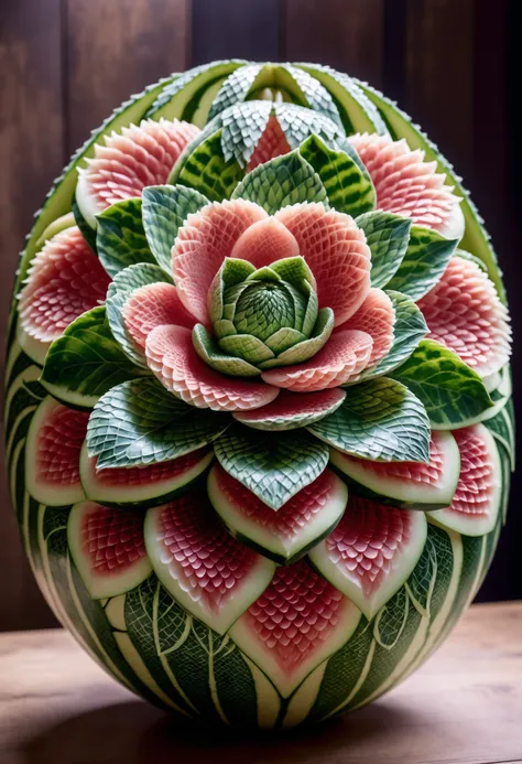 A flower made of scales carved inside a watermelon
<lora:dvrscls:0.8> dvrscls