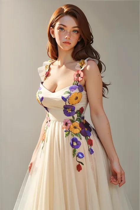 Floral Wedding Dress