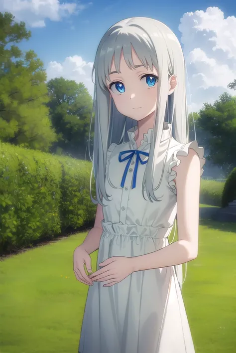 meikohonma, <lora:meiko honma s1-lora-nochekaiser:1>,
meiko honma, long hair, blue eyes, grey hair, smile,
BREAK dress, sleeveless, sleeveless dress,
BREAK outdoors, house, fields, grass, sky, sun, clouds,
BREAK looking at viewer, (cowboy shot:1.5),
BREAK ...