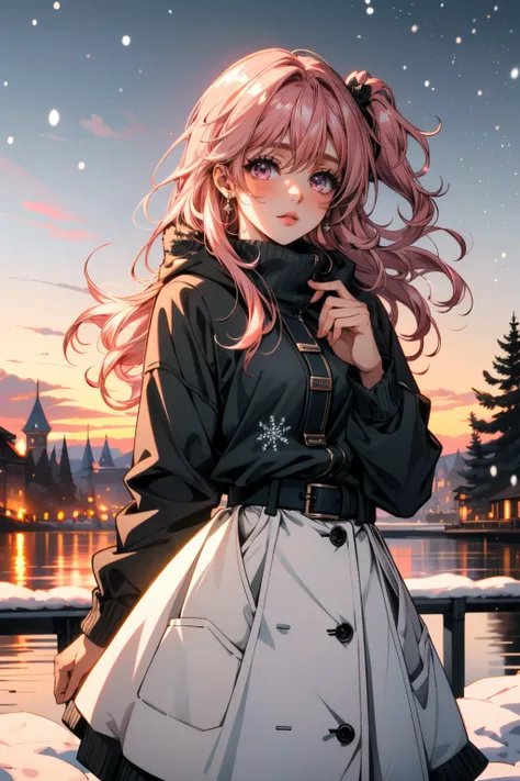 ((ultra detailed, masterpiece, best quality))
<lora:DOAHonoka:0.9>
DOAHonoka, 1girl, solo, pink hair, long hair, in a winter wonderland