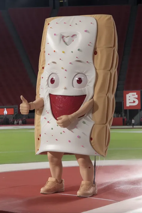 Strawberry, the Pop Tarts Bowl Mascot