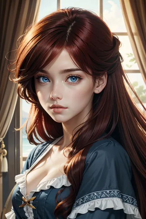 ((ultra detailed, masterpiece, best quality))
 <lora:DisneyAriel:0.9>
DisneyAriel, 1girl, solo, red hair, long hair, blue eyes, portrait