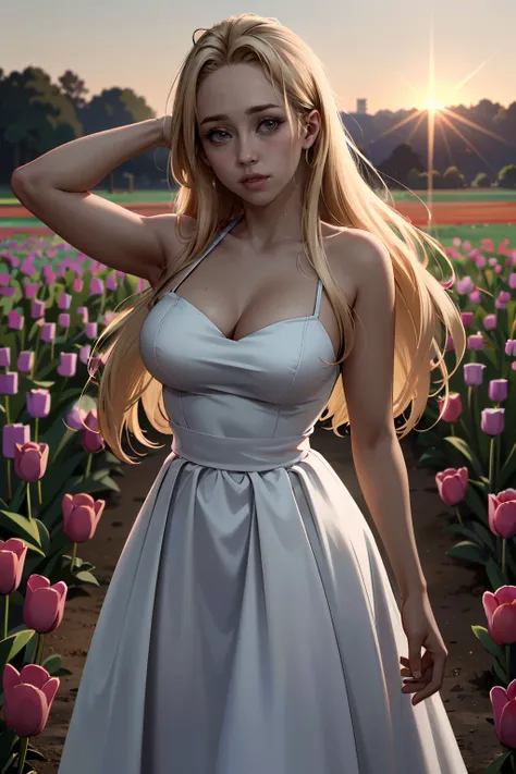 ((ultra detailed, masterpiece, absurdres))
 <lora:QuarryLaura:0.9>
QuarryLaura, 1girl, solo, blonde hair, long hair, walking in a serene Japanese park with cherry blossoms, yukata, and a hair ornament