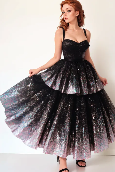 Constellation Glitter Dress