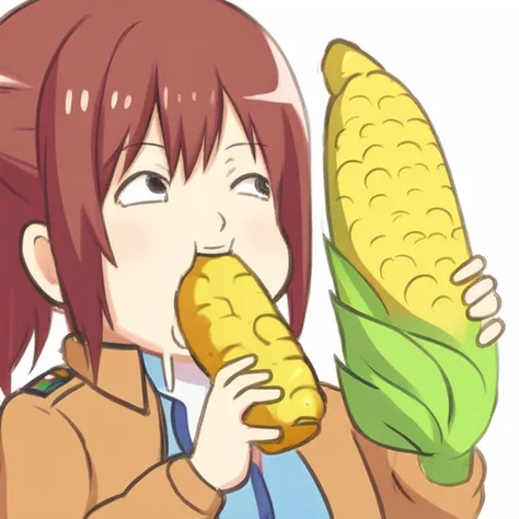 Eating Corn While Thinking of Eating More Corn/トウモロコシを食べながらトウモロコシを食べることを考えているる目