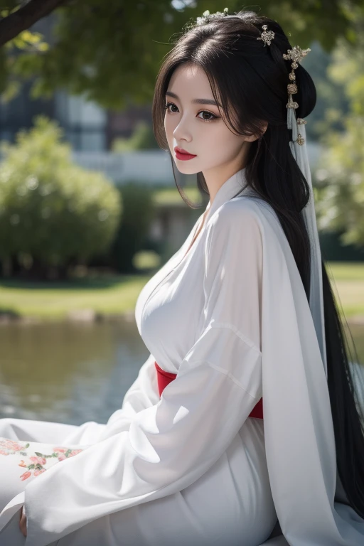 一件简单的白色汉服 a simple white hanfu