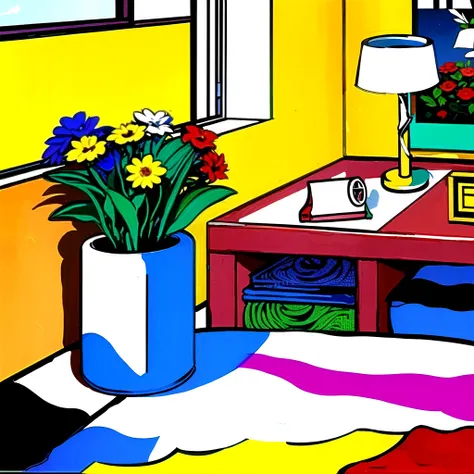 Roy Lichtenstein Pop Art Style