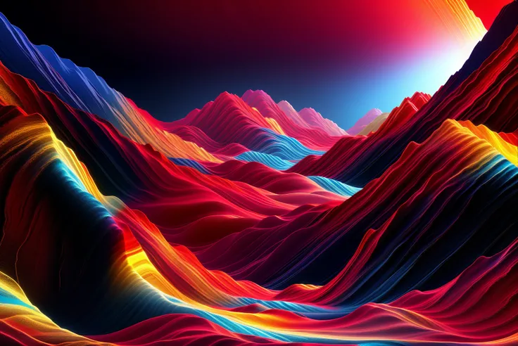 kv,(mountain),((Red and blue)),kv,no humans,red theme,scenery,molten rock,red background,mountain,<lora:KV graphic design:0.7>,abstract,masterpiece,take a photograph,
