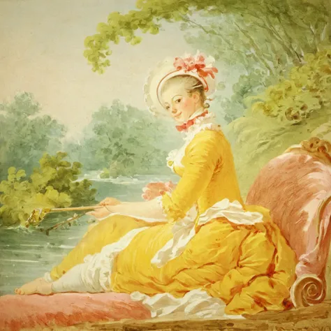 Rococo Paintings style by Fragonard