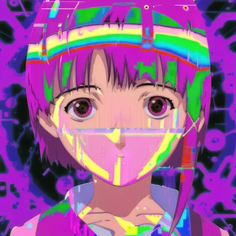 Serial Experiments Lain Glitchcore