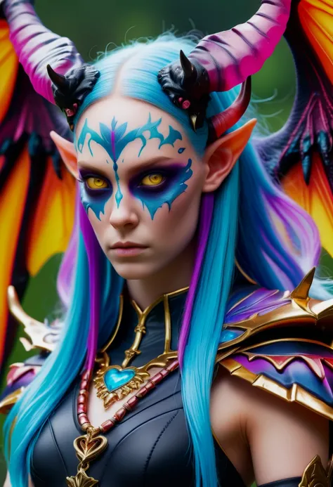 hyper detailed masterpiece, dynamic, awesome quality,DonM1i1McQu1r3XL cute girl, female male  elf, humanoid creature, slender, graceful, pointed ears, fair colored hair, almond shaped eyes with vibrant colors, ageless appearance, otherworldly ethereal glow...