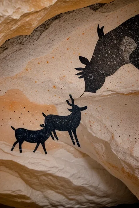 Prehistoric cave paintings