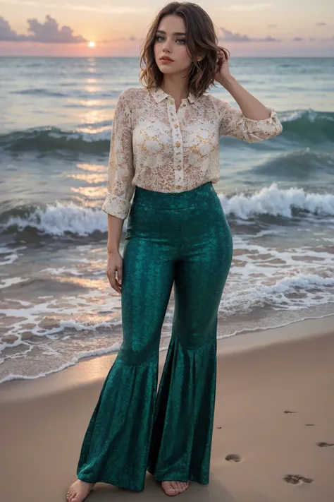 Mermaid Bellbottom Pants