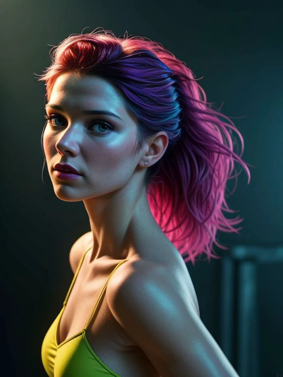 Masterpiece, Best Quality, ultrarealistic photography, real life, colorful, amazing, perfect lighting, bright colors, dramatic, dynamic, cinematic lighting, hyperrealism, intricate details, epic, realism, 
 ([ Marie Avgeropoulos|Nicky Whelan]) TikTok JOI D...