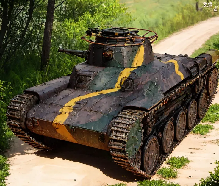 九七式中戦車旧砲塔新車体Type97middle tank old turret