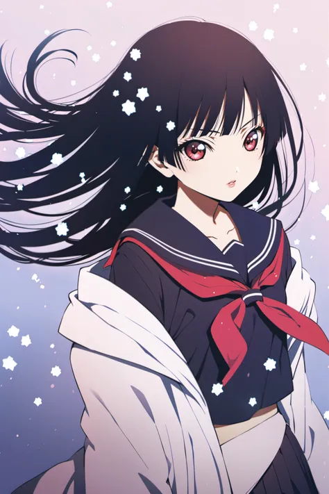 [Animagine XL 4.0] Enma Ai/阎魔爱 《JigokuShoujo》/《Hell Girl》/《地狱少女》 - TV Animation Character Style