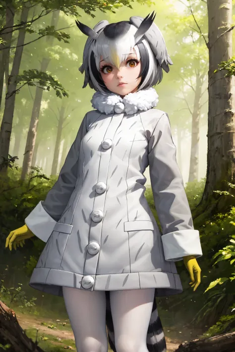 Northern White-Faced Owl / Professor Konoha | Kemono Friends