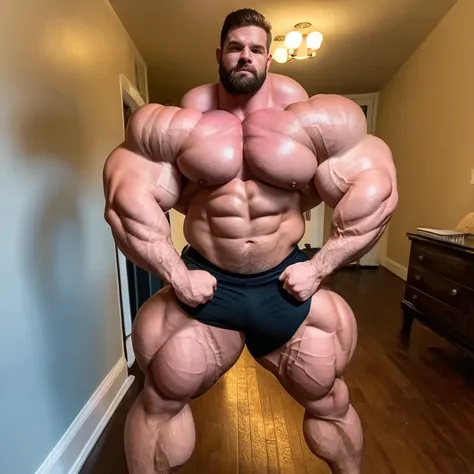 muscular male hyper muscle