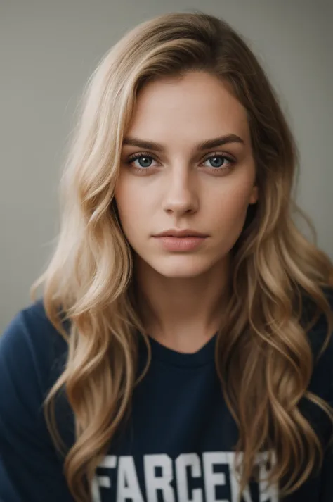 closeup portrait of (jnfrum:1.1),regretful,wearing sweatshirt,with dirty blonde Beachy waves,background hen house epic (photo, studio lighting, hard light, sony a7, 50 mm, matte skin, pores, colors, hyperdetailed, hyperrealistic)