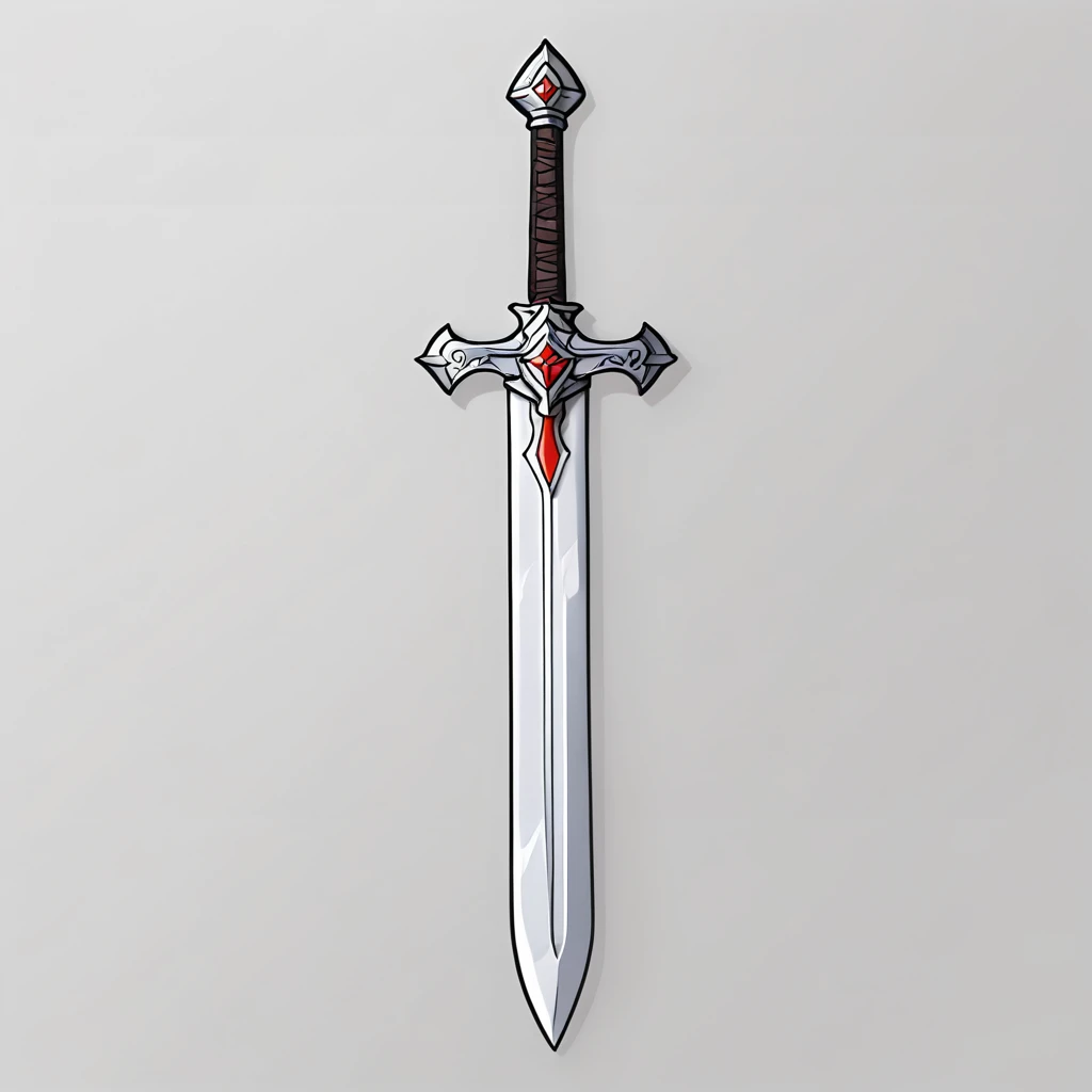 a sword,
white background, simple background, detailed anime style,game icon, 
<lora:anime_game_icon:1>