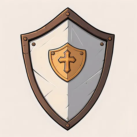 a sheild,
white background, simple background, detailed anime style,game icon, 
<lora:anime_game_icon:1>