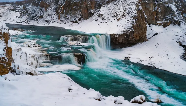 Winter Waterfall