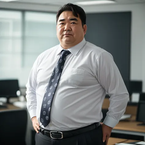 大峰AI丨亚洲中年胖熊大叔丨Asian middle-aged fat bear