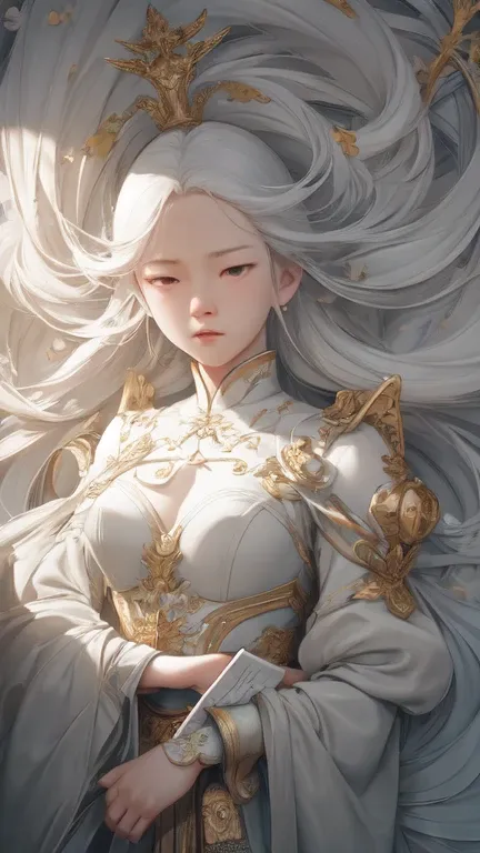 guofeng,illustration,1girl,best quality,highly detailed,best quality,masterpiece,an extremely delicate and beautiful,extremely detailed,8k wallpaper,Amazing,finely detail,best quality,official art,extremely detailed CG unity 8k wallpaper,(style of Victo Ng...