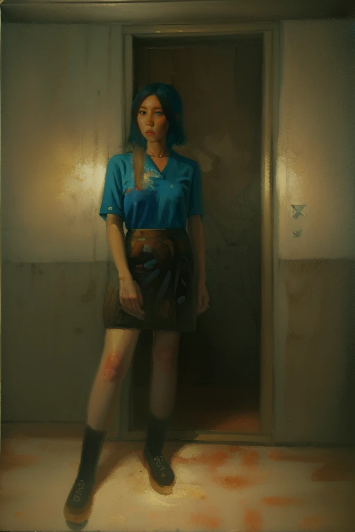 <lora:Leegankoo:1> leegankoo, painting of a bob