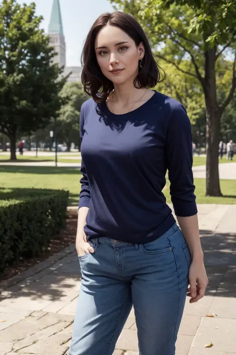 <lora:mondongo_LoRA_LauraFraser:1> mndngwmn, (ultra realistic, 8k,high quality),(medium shot), wearing casual clothes, on the park