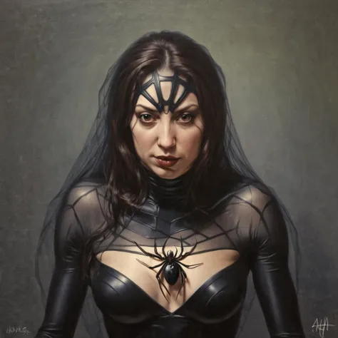 Painting of realistic detailed spider woman AH_Hayez  <lora:Paintings_by_Francesco_Hayez_-_Romantic_Italian_painter:1>