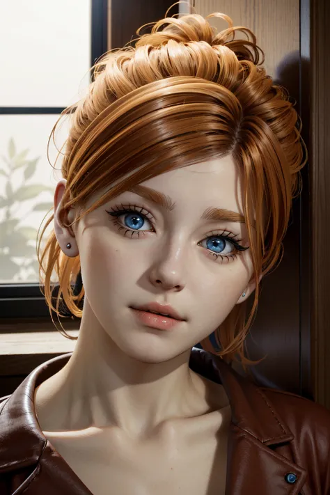 ((ultra detailed, masterpiece, absurdres))
<lora:SpiderMaryJ:0.9>
SpiderMaryJ, 1girl, orange hair, blue eyes, Head tilted to the side with a serene expression