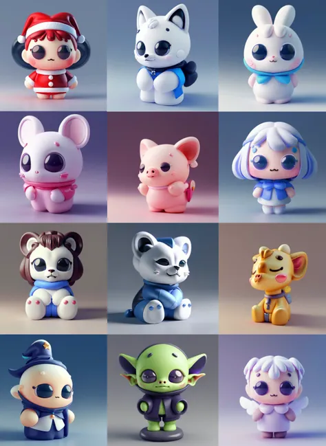 Cute toy blind box/cute animal blind box doll/cartoon IP images/卡通IP盲盒/可爱动物盲盒