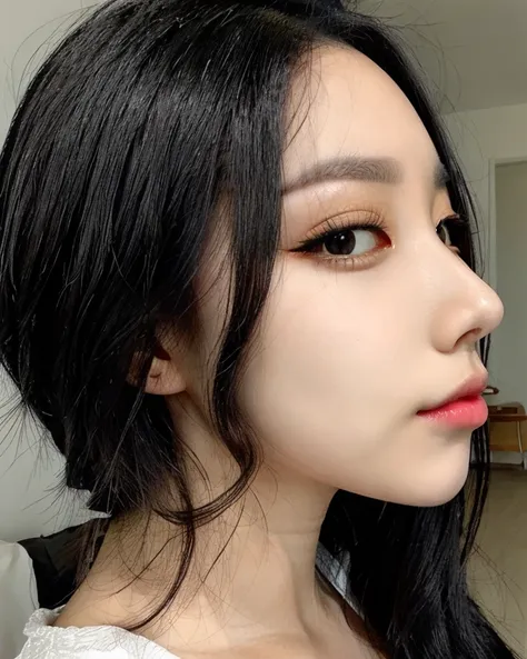 <lora:sexy-korean:1>  black straight hair, black eyes, just face,  <lora:epi_noiseoffset2:1> <lora:lora-xenodetailer-v2:1>