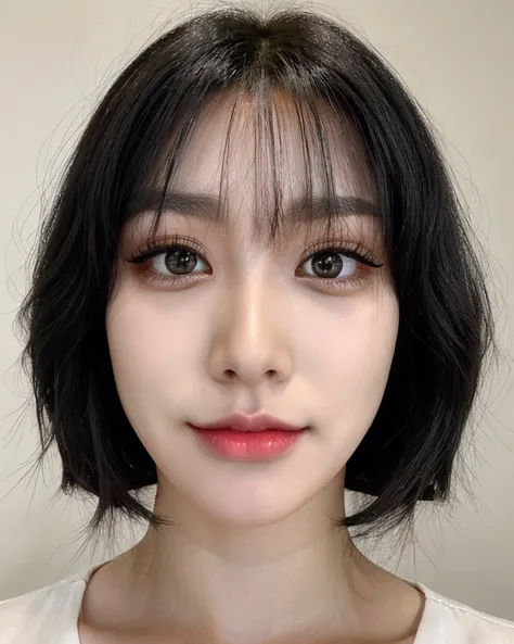 <lora:sexy-korean:1>  black straight hair, black eyes, just face,  <lora:epi_noiseoffset2:1> <lora:lora-xenodetailer-v2:1>