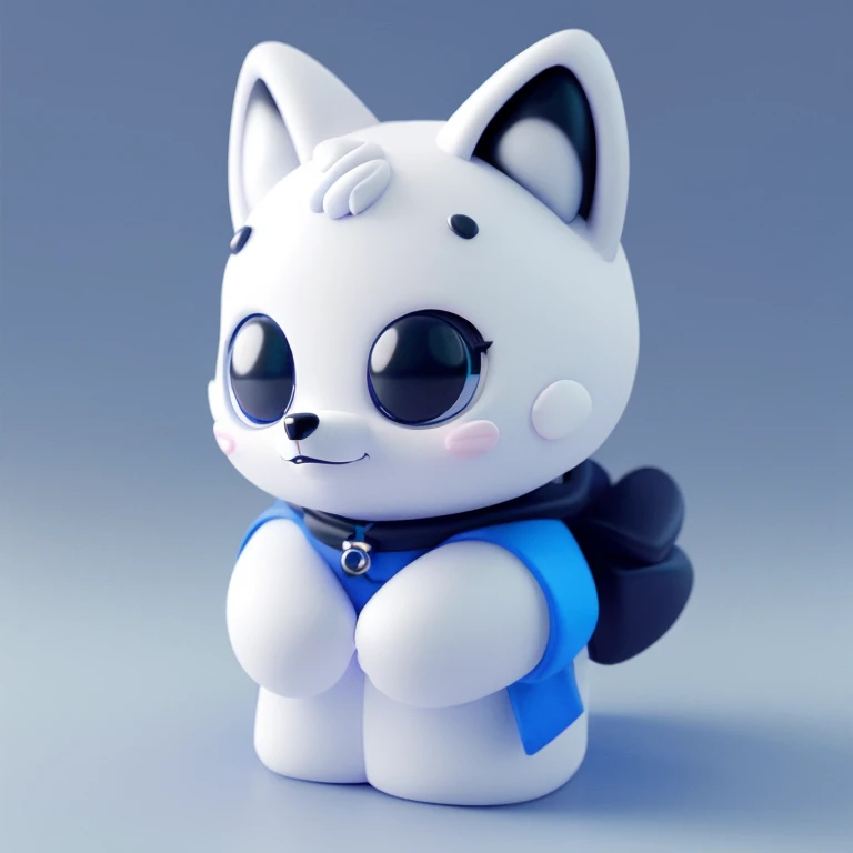 masterpiece, best quality,(wolf:1.1),solo,cute,blind box, 3d rendering,HD,8K, white background,   <lora:dayanmengV2-000010:0.8>