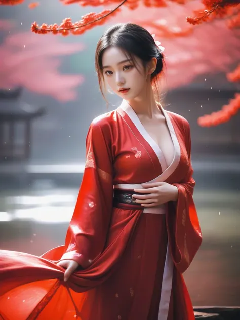 (masterpiece,best quality,ultra high res:1.1),(photo-realistic:1.1),looking at viewer,side_light,bokeh,full body,1girl,22yo,nsfw,
(sweat and pure:1.2),enjoy this wet orgasm,
red_dress,<lora:HsuHsu:1>,HsuHsu,licking_penis,hanfu,